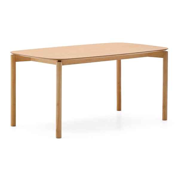 Jídelní stůl v dekoru jasanu 90x160 cm Indara – Kave Home
