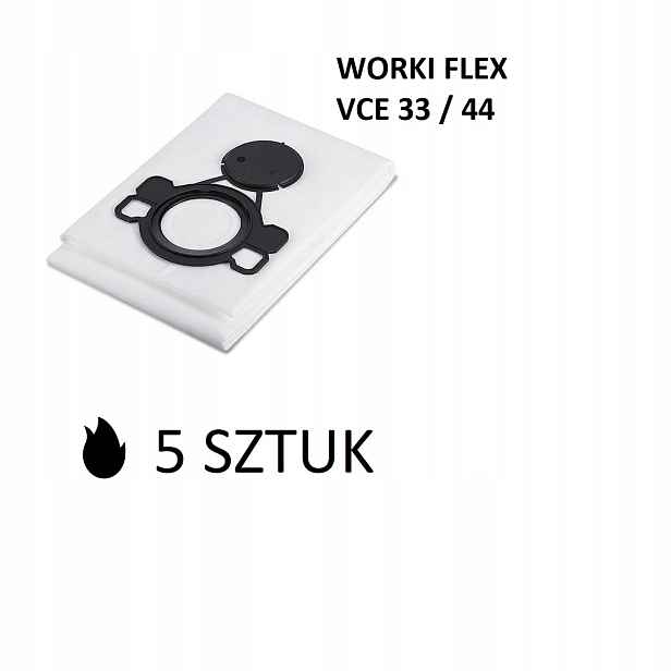 Sáček+ Filtr do vysavače Flex S44 Vce 33 Vce 44 5 ks. nová filtrace