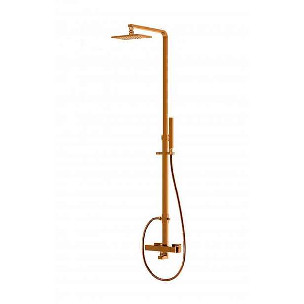 Steinberg 160 - Sprchový set s termostatem, 15x22 cm, růžové zlato 160 2721 RG