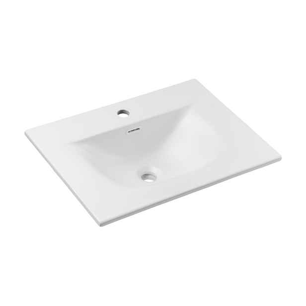 ArtCom Keramické umyvadlo SKY1 60 | bílý mat 60 cm
