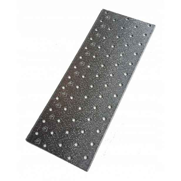 Perforovaná plochá tesařská spojka 200 x 400 x 2 mm PP57 10 Ks