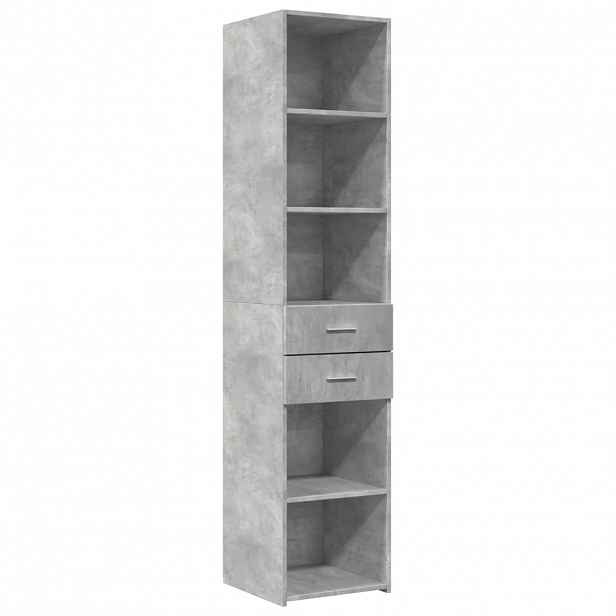 vidaXL Skříň highboard betonově šedá 40x42,5x185 cm kompozitní dřevo