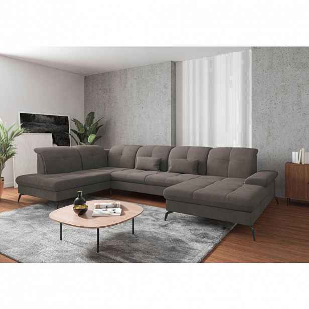 Sit & More SEDACÍ SOUPRAVA, textil, jílová barva