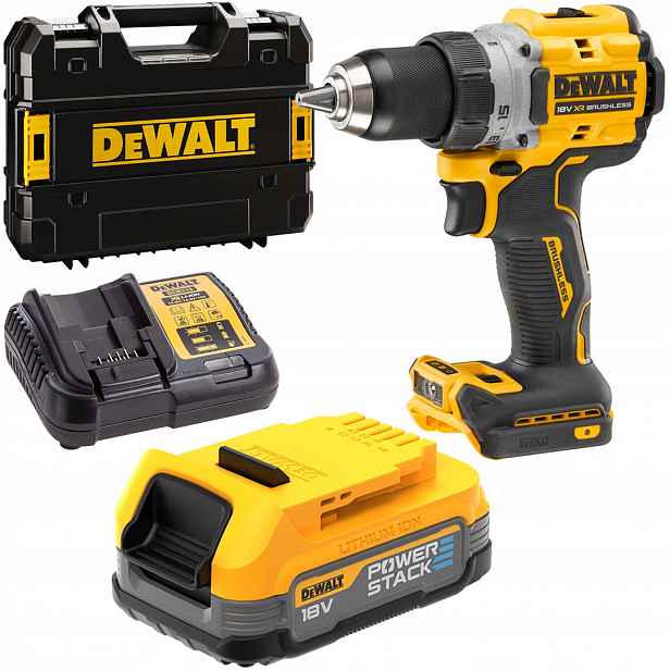 Aku Šroubovák 18V 90Nm Powerstack DeWALT DCD800E1T