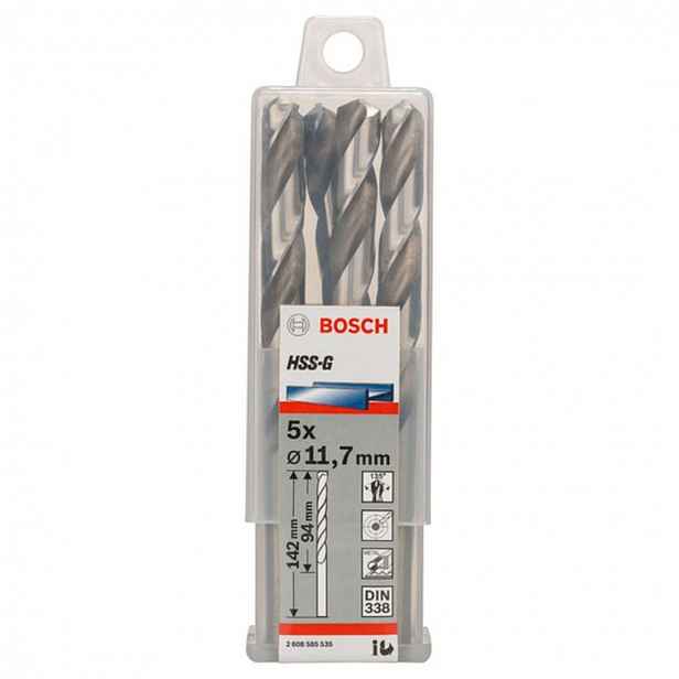 Bosch - Sada vrtáků do kovu, 11,7x142 mm, 5 ks 2608585535