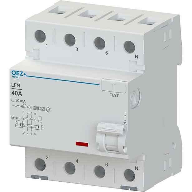Chránič proudový OEZ LFN-40-4-030AC