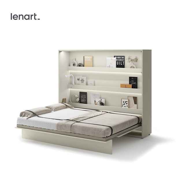 Dig-net nábytek Sklápěcí postel Lenart BED CONCEPT BC-14 kašmír | 160 x 200 cm