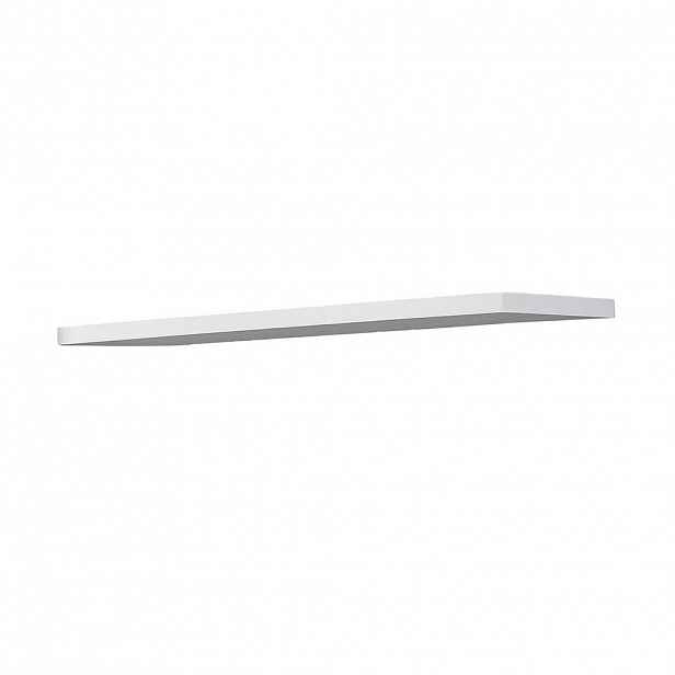 luma-home NÁSTĚNNÁ POLIČKA, závěsná police Š78/V3/H25 cm, ladící k dětskému pokoji v provedení bílá a dub (22811, 22812, 22813) / 22814-05