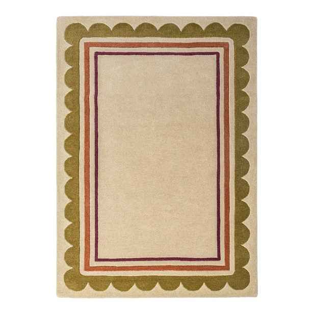 Ručně tkaný vlněný koberec v přírodní barvě 120x170 cm Lois – Flair Rugs