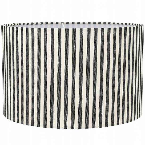Stínidlo Na Žárovku Stínidlo S Pruhy Velké 40 cm Pro Stojací Lampu Závěsný Válec