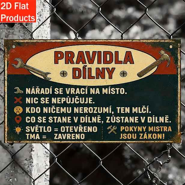 TEMU 2D Plochá, 1ks Bohémská Dřevěná Nástěnná Plaketa - Český Humorný Citátový Nápis Vhodný pro Domácí, Kancelářskou, Kavárenskou Dekoraci, Vintage