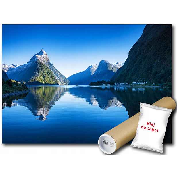 Vinylová fototapeta Zátoka Milford Hory 152x104