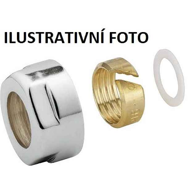 HS Svěrné šroubení Eurokonus pro PEX - ALPEX 16x2 mm; leštěný nikl 1ks