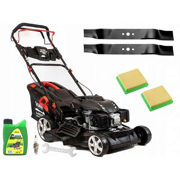 Benzínová Sekačka 173cc S Pohonem Ohv 51cm Silná 9v1 8,5KM XXL Olej Bonus