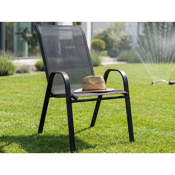 Zahradní židle Nadja, černá