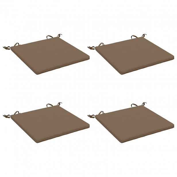 vidaXL Polstry ve 4 kusech SOEST 4 ks 100% polyester Taupe