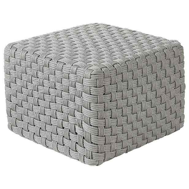 Beliani PUF Plast Šedý Nalli