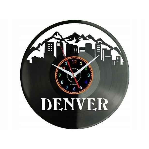 Denver Dárek Originální dekorace do domu Hodiny z vinylové desky
