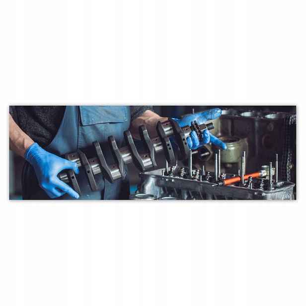 Plakáty 200x66 Mechanik rozebírá motor