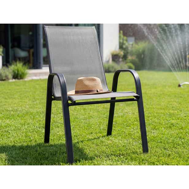 Zahradní židle Nadja, šedá