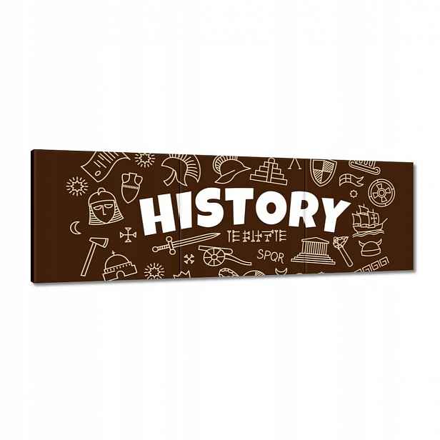 Obrazy 120x40 Historie, motiv do třídy