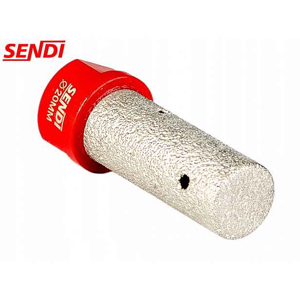 Diamantový váleček/fréza 20 mm Pro Sendi M14 pro suché použití