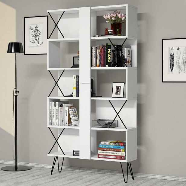 Knihovna Extra - White