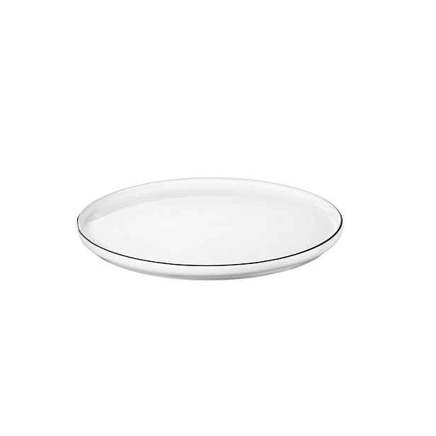 Talíř na pečivo s proužkem 14,5 cm OCO LIGNE NOIRE ASA Selection - bílý