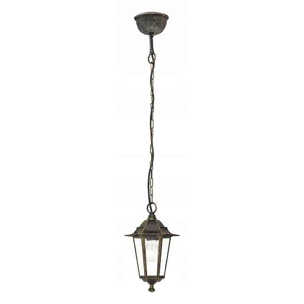 Venkovní závěsná lampa 1xE27 Velence starožitné zlato 8238 Rabalux