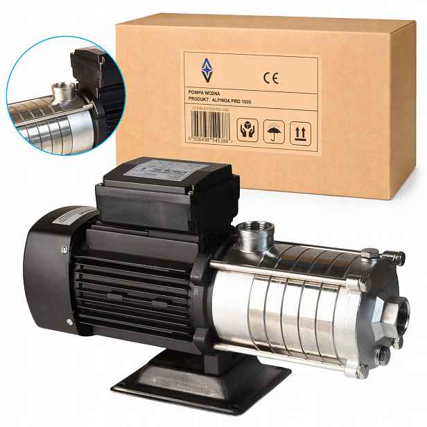 Vícestupňová Pumpa Inox 750W 70 L/min Pro Vodu, 5 Rotorů, Vysoká Kvalita