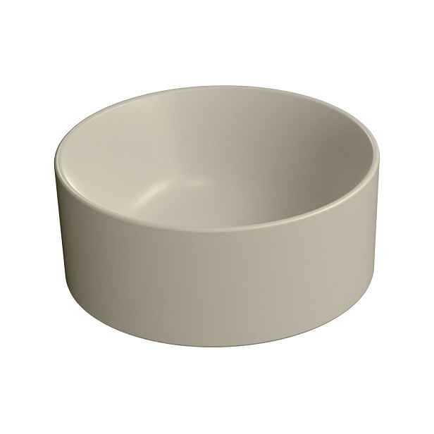 GSI KUBE X keramické umývátko na desku, průměr 32cm, creta mat