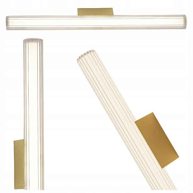 Nástěnné Svítidlo Linea 61 CM Zlaté Led Cct 12W Moderní Light Prestige IP44
