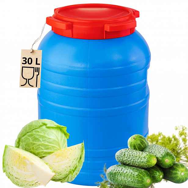 Plastový fermentační sud 30 l k nakládání zelí a okurek
