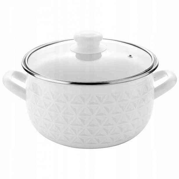 Smalt Pleszew Hrnec Pyza Diamond 20 cm/4,2 l Emali