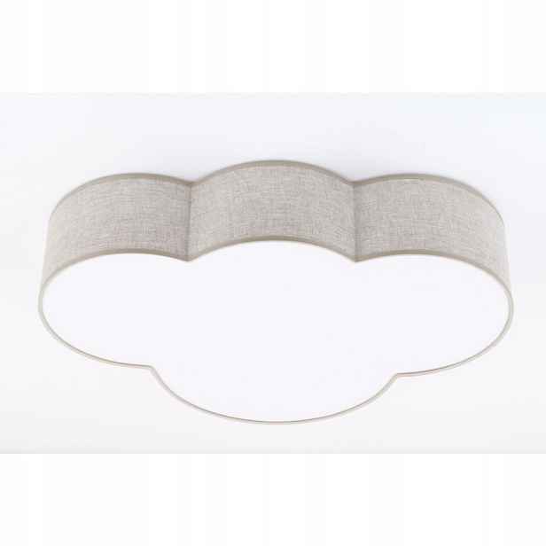 Stropní lampa Stropní Svítidlo Cloud Bílá 63x46 cm 4xE27 15W Moderní Tk Lighting