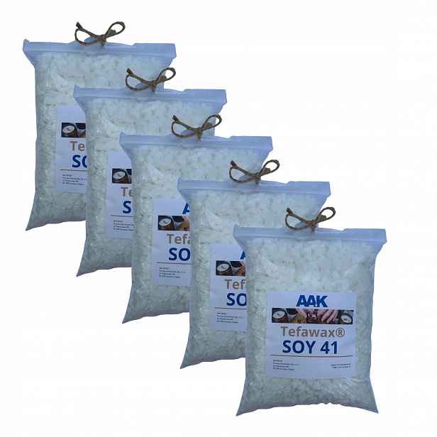 Vosk Soy41 Aak pro svíčky 100% sóji noGMO 5 kg