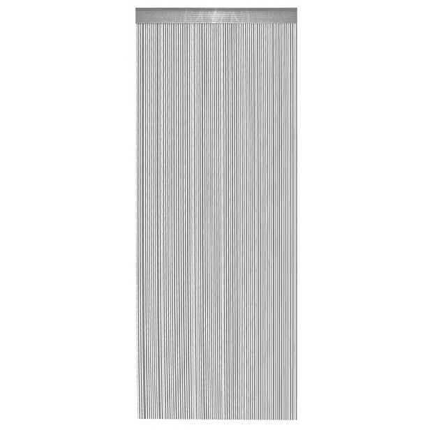 Provázkový závěs/záclona Hammer 90x245 cm, stříbrná