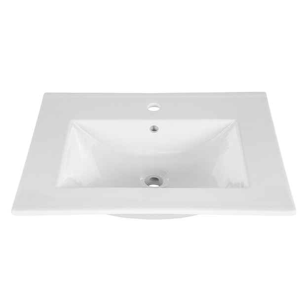 ArtCom Keramické umyvadlo CFP 50D | bílý lesk 50 cm