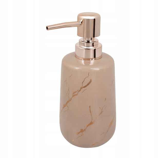 Elegantní Mramorový Dávkovač Na Tekuté Mýdlo Se Zlatem Rose Gold Designer