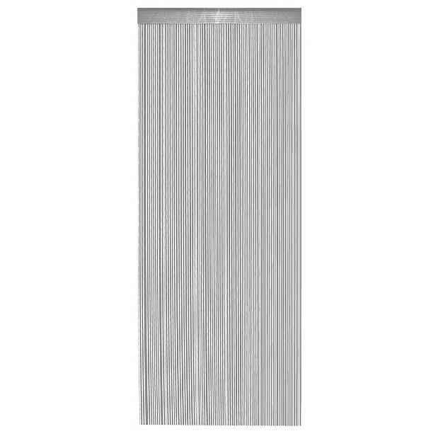 Provázkový závěs/záclona Hammer 90x245 cm, stříbrná