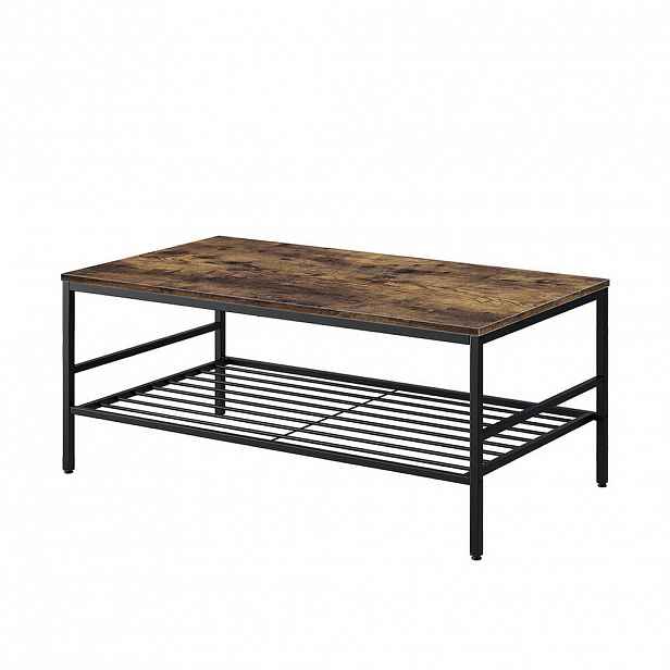 Vicco KONFERENČNÍ STOLEK Fyrk Dub Goldkraft/černá 106 x 60 cm s policí
