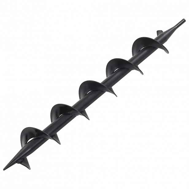 vidaXL Šnekový vrtací nástavec ocel 75 x 600 mm