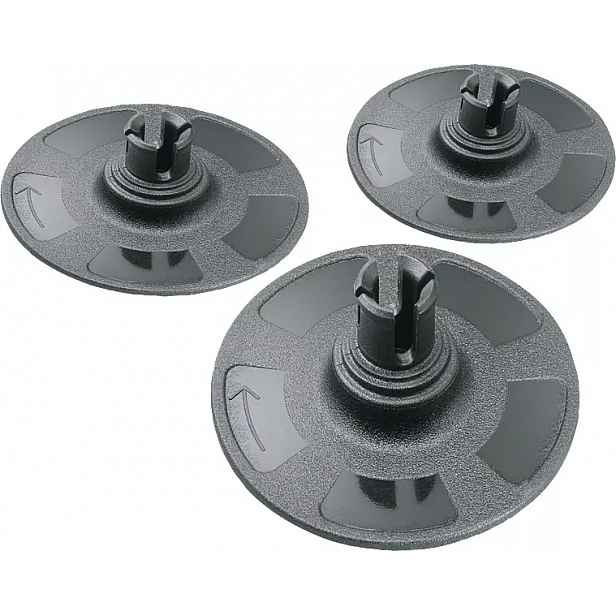 Brusné talíře pro EasyCurvSander 12V, 3ks