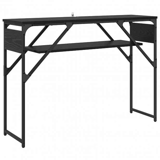 vidaXL Konsole Černý dub Kompozitní dřevo 105x30x75cm