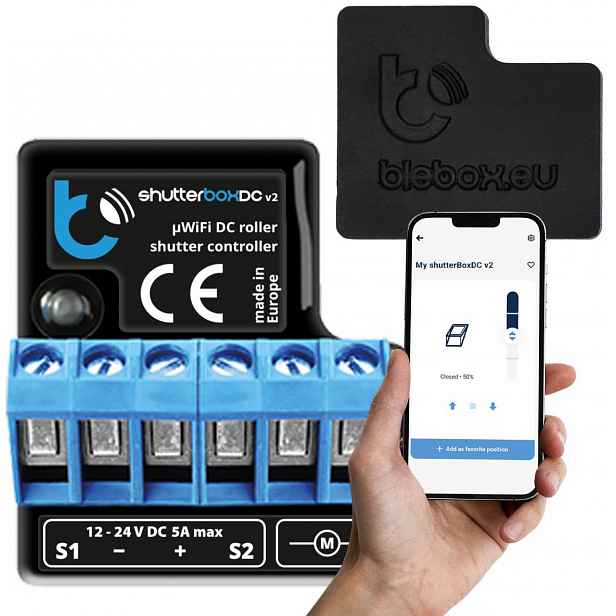 Modul ovládání rolet shutterboxdc v2 Blebox