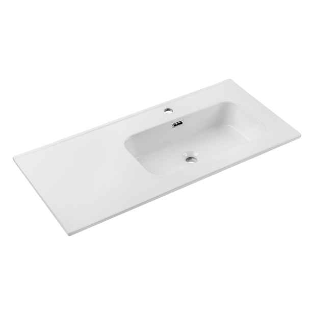 ArtCom Keramické umyvadlo GO2 100 P | bílý lesk 100 cm