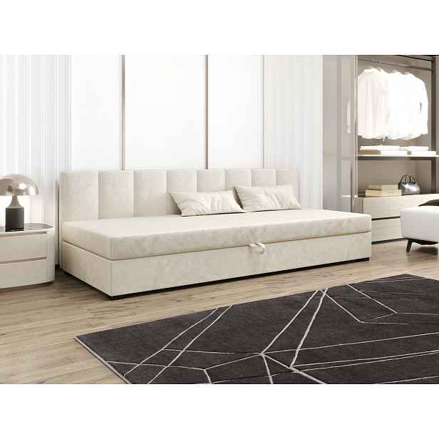 Jednolůžková postel 80x195 MANKA BIZ 1 - ecru