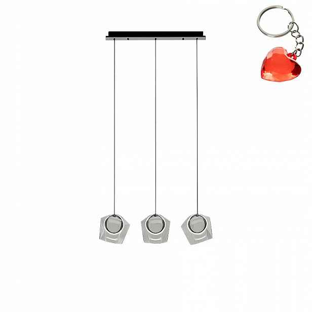 Závěsná Led lampa 3x6W do obývacího pokoje Colore MD3350B-3BL/C Zuma Line Dárek