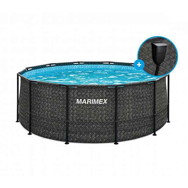 Marimex | Bazén Marimex Florida 3,66x1,22 m se zabudovaným skimmerem - motiv RATAN | 10340320
