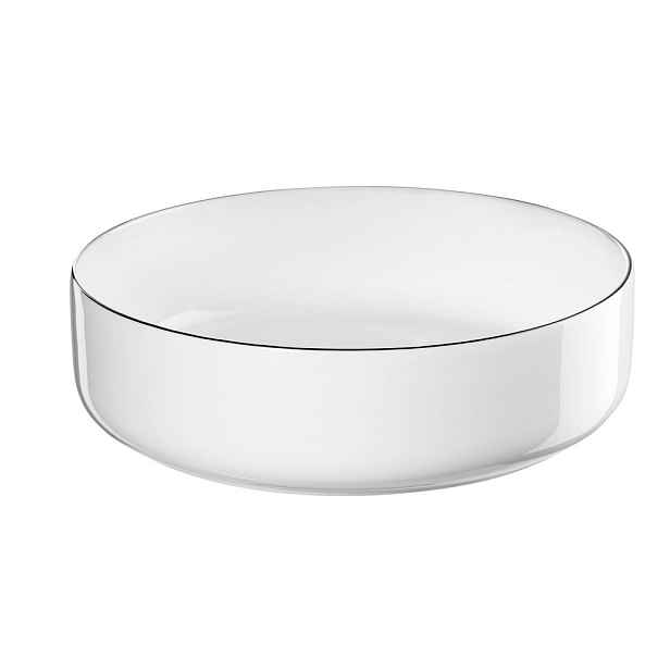Miska s proužkem 16,7 cm OCO LIGNE NOIRE ASA Selection - bílá